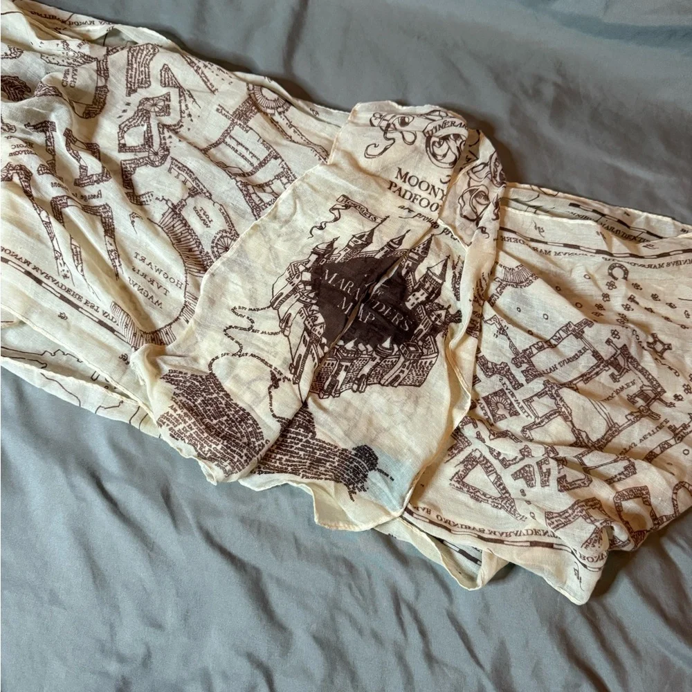 Harry Potter Marauders‎ Map Scarf 🧙‍♀️
